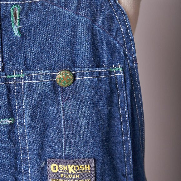 1980s Vintage Oshkosh Blue Denim Overalls